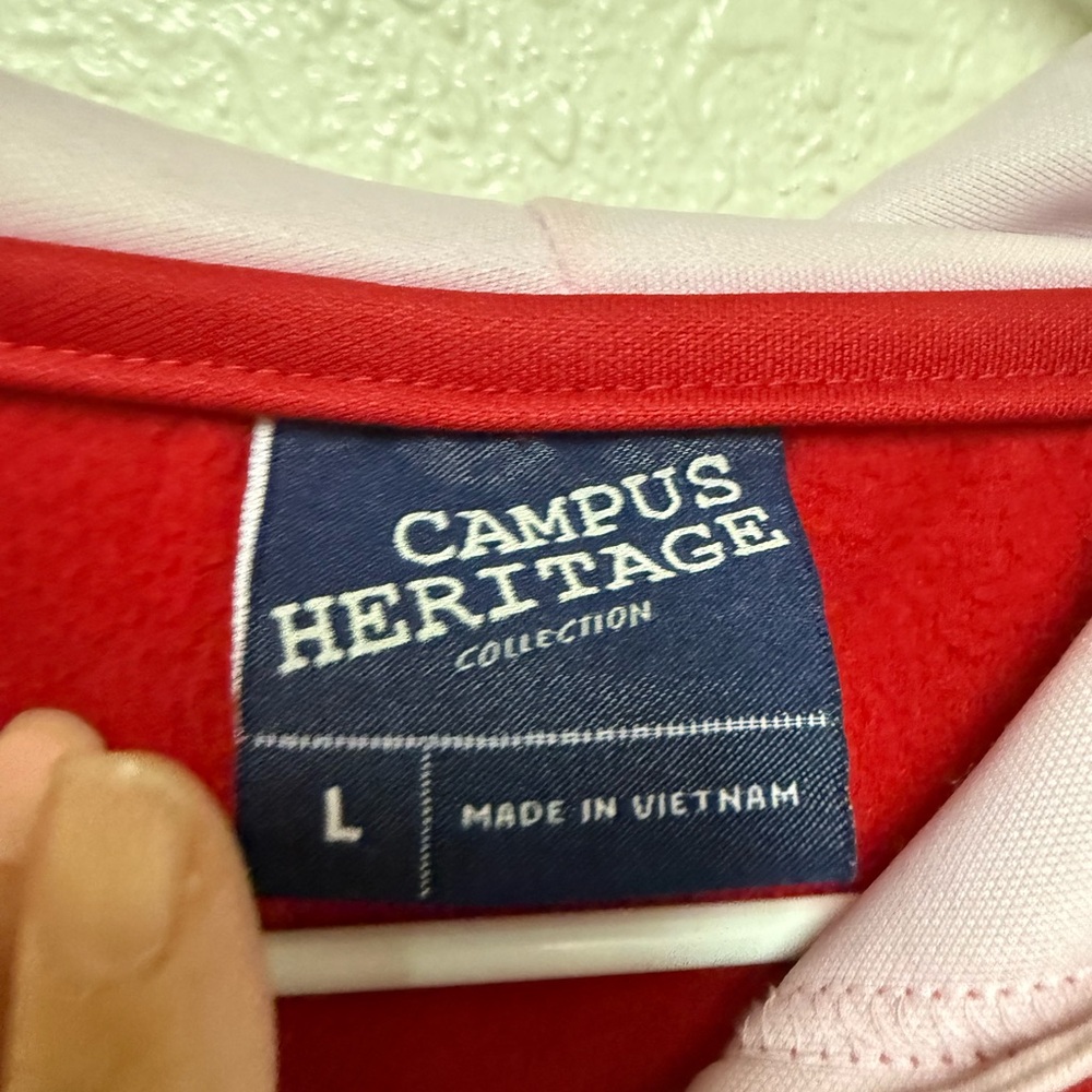 Campus Heritage Red University of Wisconsin Hoodie - Picture 13 of 16